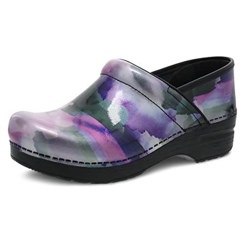 Dansko Women’s Professional Slip-On Clogs –Rocker Sole and Arch Support for Comfort-Ideal for Nursing, Food Service, Healthcare Mystic Patent 7.5-8 M US - Image 1