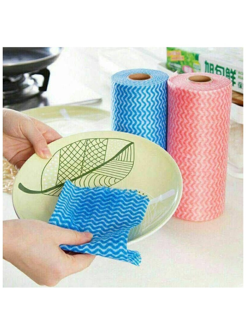 Generic Reusable Oil Absorbing Paper Roll – 50 Sheets – Assorted Colors - Image 4