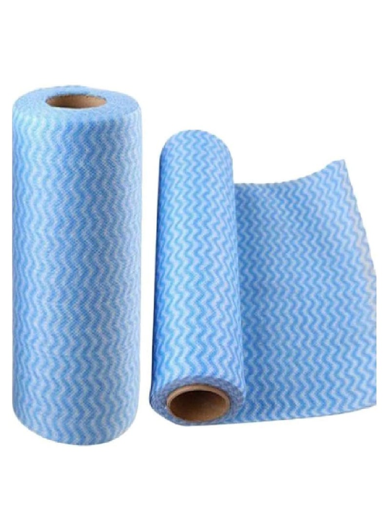 Generic Reusable Oil Absorbing Paper Roll – 50 Sheets – Assorted Colors - Image 1