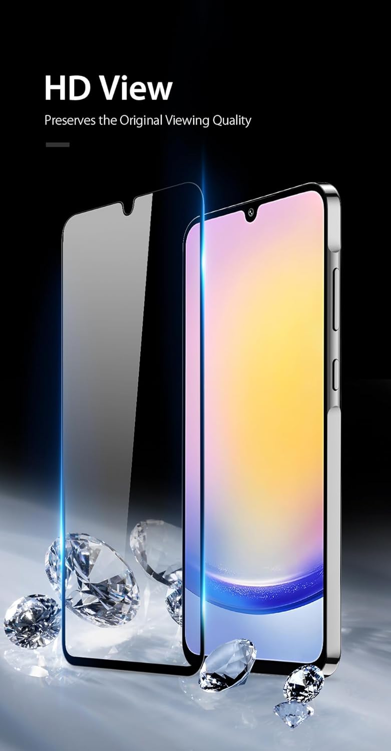 XTRENGTH Advanced HD+ Tempered Glass Screen Protector Designed for Samsung Galaxy M15 / F15 5G - Edge to Edge Full Screen Coverage with Easy Installation Kit (Anti-Scratch) - Image 3