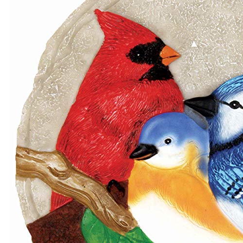 Spoontiques - Garden Décor - Bright Birds Stepping Stone - Decorative Stone for Garden - Image 4