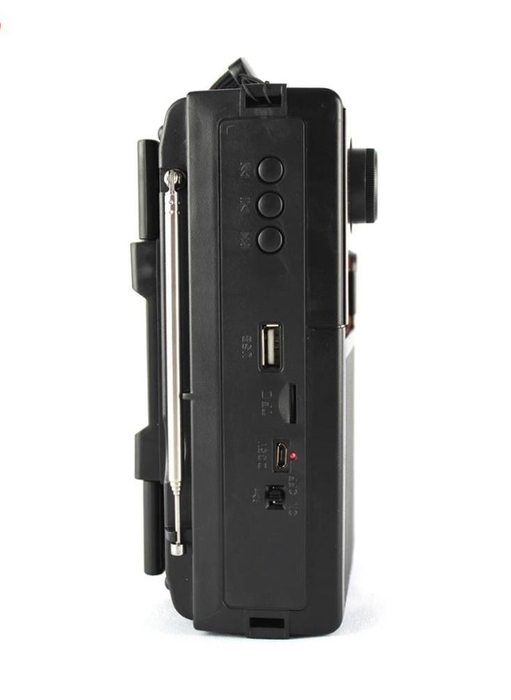 Yuegan Solar Powered Bluetooth Radio with 1200mAh Rechargeable Battery, Support USB/TF AM/FM/SW1-6  - Image 4