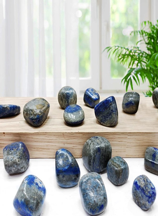 9Dzine Lapis Lazuli Crystal Stone Tumble Raw Rough Lapis Lazuli Single Tumbled Gemstone Pebble For Reiki Healing Vastu Correction 1 Pc Blue - Image 5