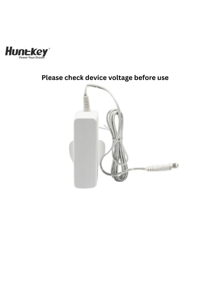 هانتكي محول طاقة هانتكي 12 فولت 2 أمبير لجهاز توجيه واي فاي وكاميرا مراقبة - قابس بريطاني - Image 4