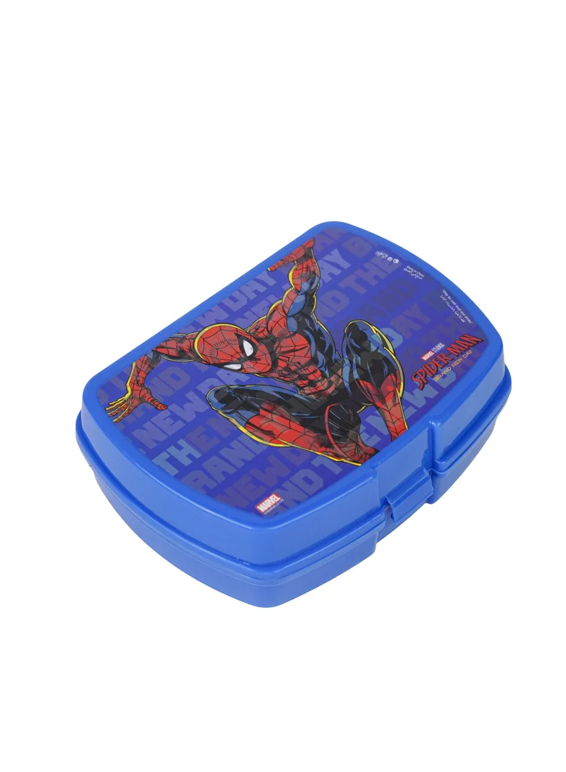 Marvel Blue & Red Marvel Spider-Man Toddler 3-in-1 Trolley School Set 13" | Rolling Backpack, Lunch Box & Water Bottle | Boys School Bag for Men | Best Price UAE