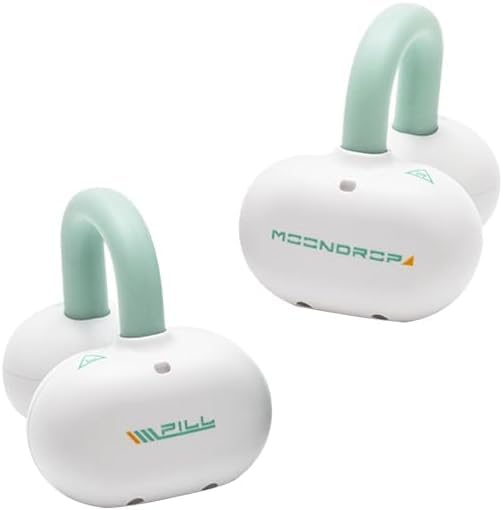Moondrop Pill Open Ear Headphones OWS Hanging Earphones IPX4 Ear Clip Wireless Earbuds (Green) - Image 1
