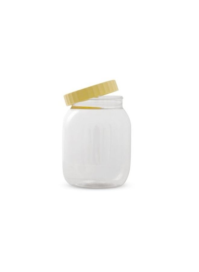 Generic Plastic Jar Container with lid keep Spices, Dry Fruits, Raisins,  Ideal for Kitchen 500ml- 1 piece  - Image 2