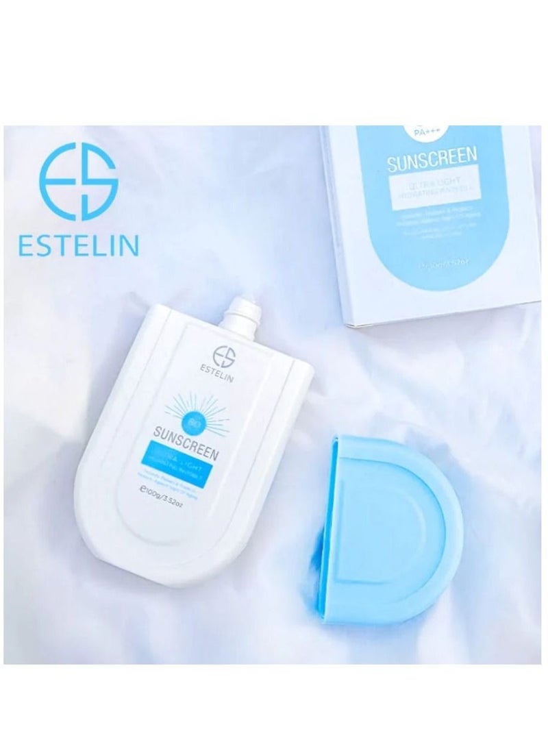ESTELIN - ESTELIN ULTRA-LIGHT Hydrating Invisible Sunscreen SPF 80+ 100g - Image 1
