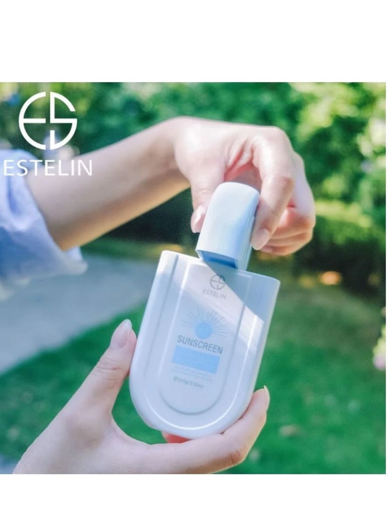 ESTELIN - ESTELIN ULTRA-LIGHT Hydrating Invisible Sunscreen SPF 80+ 100g - Image 1