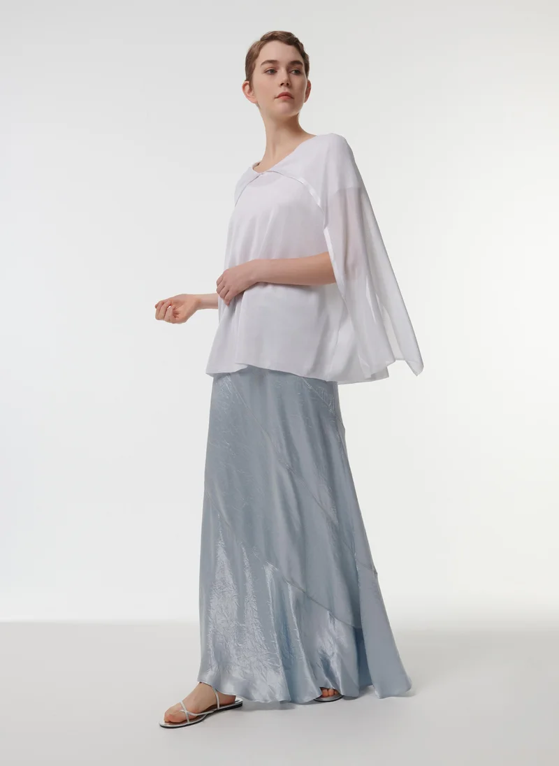 leem Capelet Sleeve Top