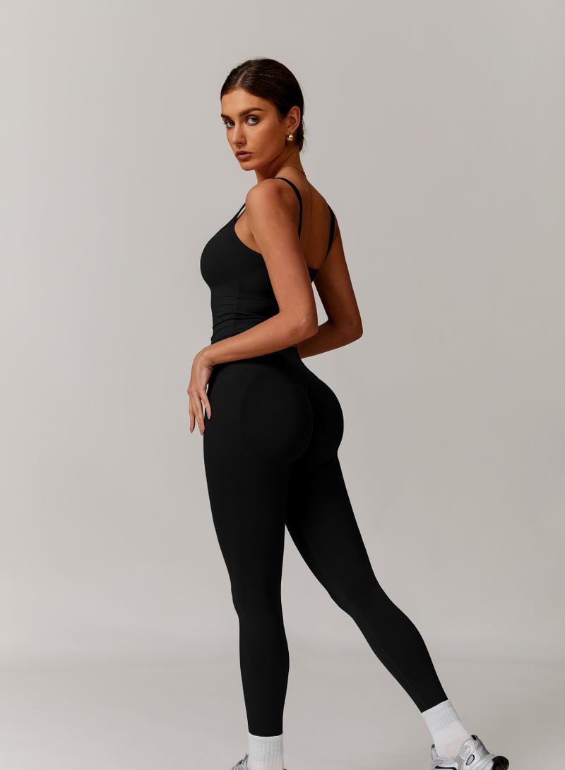 كون.يوغا بلوزة كامي نسائية بياقة مربعة - Image 4