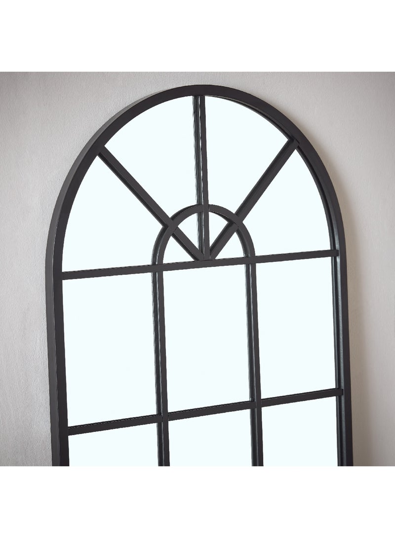 Home Box Fresco Metal Frame Windowpane Wall Mirror 70 x 1.9 x 40 cm  - Image 3