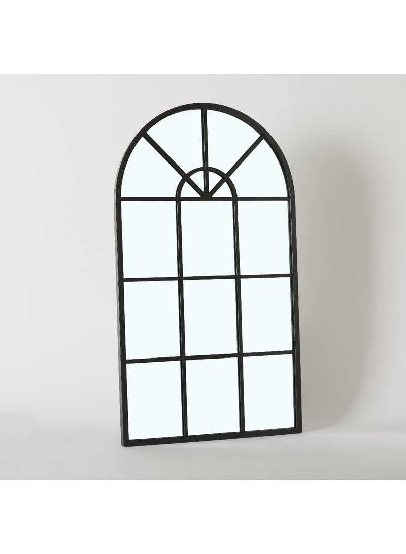 Home Box Fresco Metal Frame Windowpane Wall Mirror 70 x 1.9 x 40 cm  - Image 5