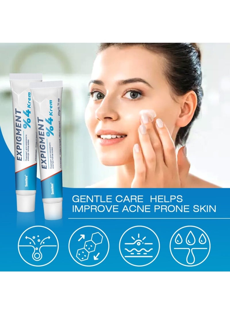 Sumifun Expigment 4% Cream 20g - Treatment for Melasma, Dark Spots & Uneven Skin Tone - Image 3