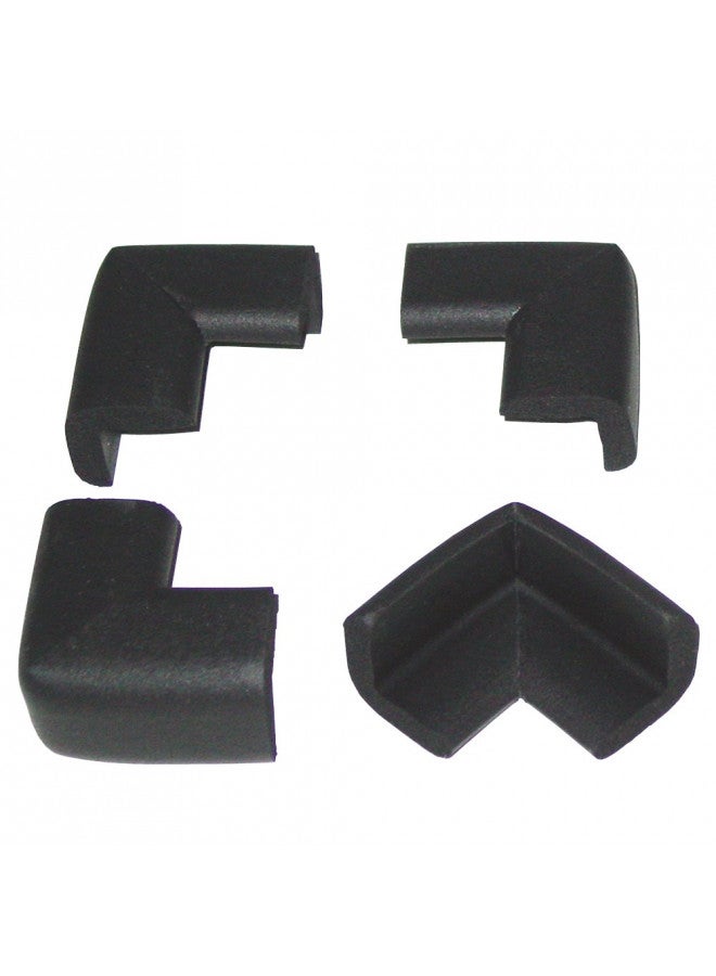 KidKusion 4-Piece Safety Corner Cushion, Black, Child Proofing Corner Guard, Made in USA, Child Safety, Home Furniture Safety Bumper, Baby Proof Table Protector, 4 Count (Pack of 1) - Image 4