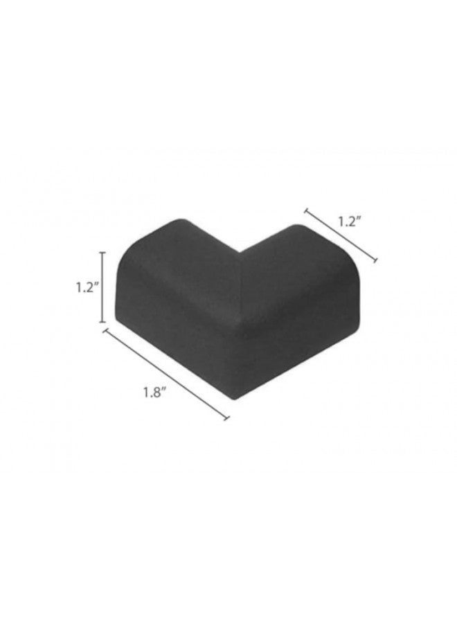 KidKusion 4-Piece Safety Corner Cushion, Black, Child Proofing Corner Guard, Made in USA, Child Safety, Home Furniture Safety Bumper, Baby Proof Table Protector, 4 Count (Pack of 1) - Image 2