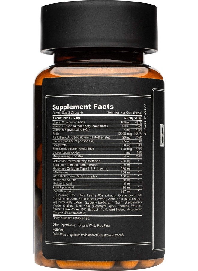 Live Bearded : Beard Boost Beard Hair Growth Multivitamins With Biotin 10000Mcg Vitamin C Vitamin E And Zinc 30Day Supply Thick Strong Full Beard Growth Support Made In The Usa - Image 3