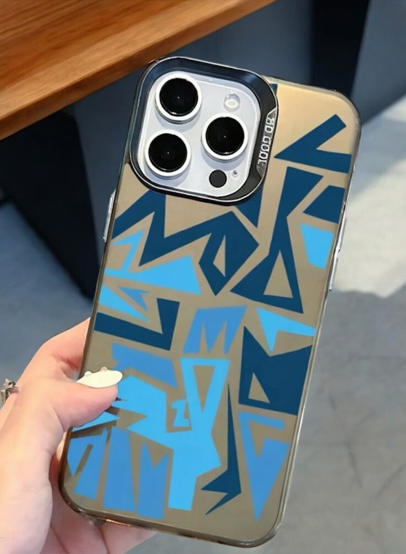 Elegant Cover Case For Iphone 12 Pro Max Anti Slip  Trendy Geometric Design - Image 3