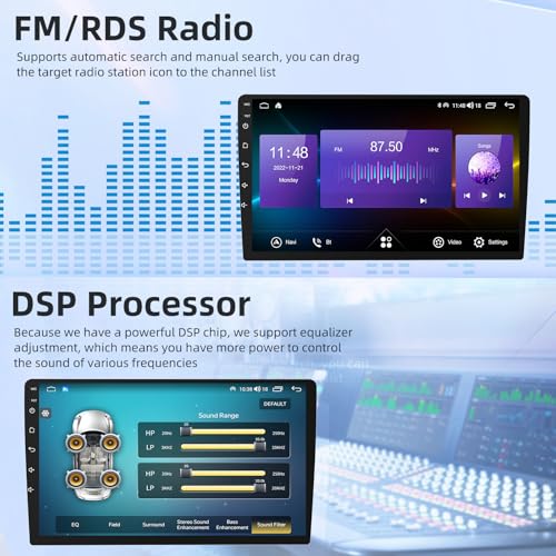 Jufodrca 8Core+4GB RAM Car Radio Stereo for Hyundai Elantra 2011 2012 2013: 9 Inch 1280 * 800 HD Touchscreen Upgrade Wireless Carplay Android Auto 1080P Backup Camera Bluetooth 5G WiFi FM GPS SWC RDS - Image 5