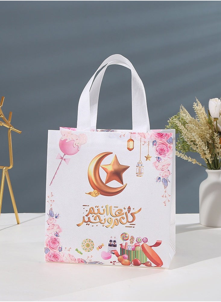 LKTOCAFT - 4 Pieces Gift Bags for Holidays and Festive Day, Party Bags with Handles for Candy Desserts and Jewelry Gifts, Party Favor Bags and Party Supplies,Medium Size - Image 1