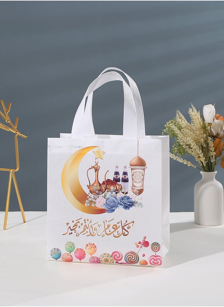 LKTOCAFT - 4 Pieces Gift Bags for Holidays and Festive Day, Party Bags with Handles for Candy Desserts and Jewelry Gifts, Party Favor Bags and Party Supplies,Medium Size - Image 1