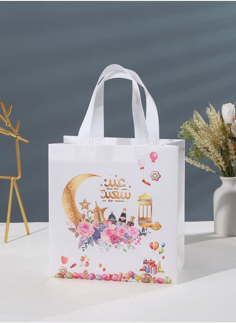 LKTOCAFT - 4 Pieces Gift Bags for Holidays and Festive Day, Party Bags with Handles for Candy Desserts and Jewelry Gifts, Party Favor Bags and Party Supplies,Medium Size - Image 1