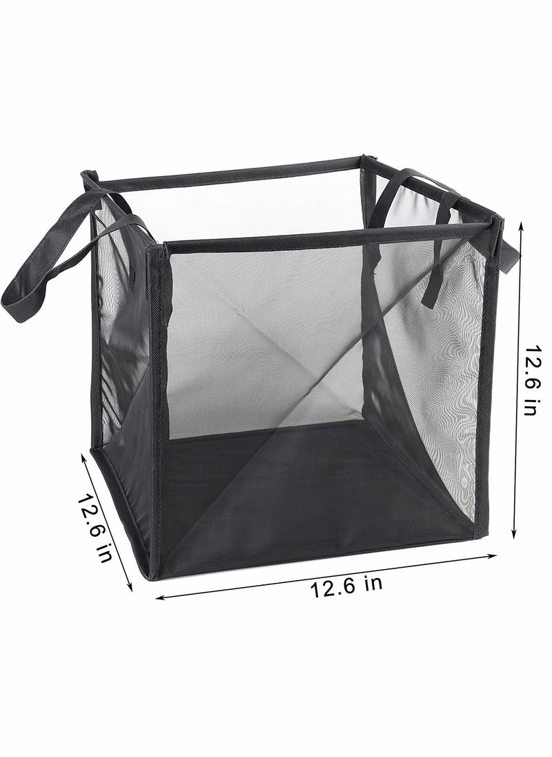 SYOSI - Popup Laundry Hamper, 1 Pcs Collapsible Mesh Laundry Baskets with Handles, Foldable Clothes Hamper, Easy to Open, Portable for Laundry Storage, Kids Toy, College Dorm or Travel - Image 1