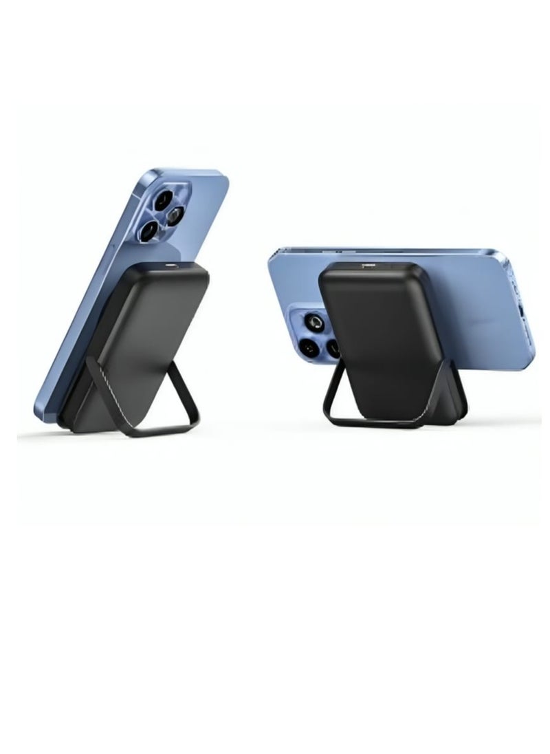 iOsuite Magnetic Wireless Power Bank 10000mAH with PD Port 20W and Wireless 15W Black  - Image 3