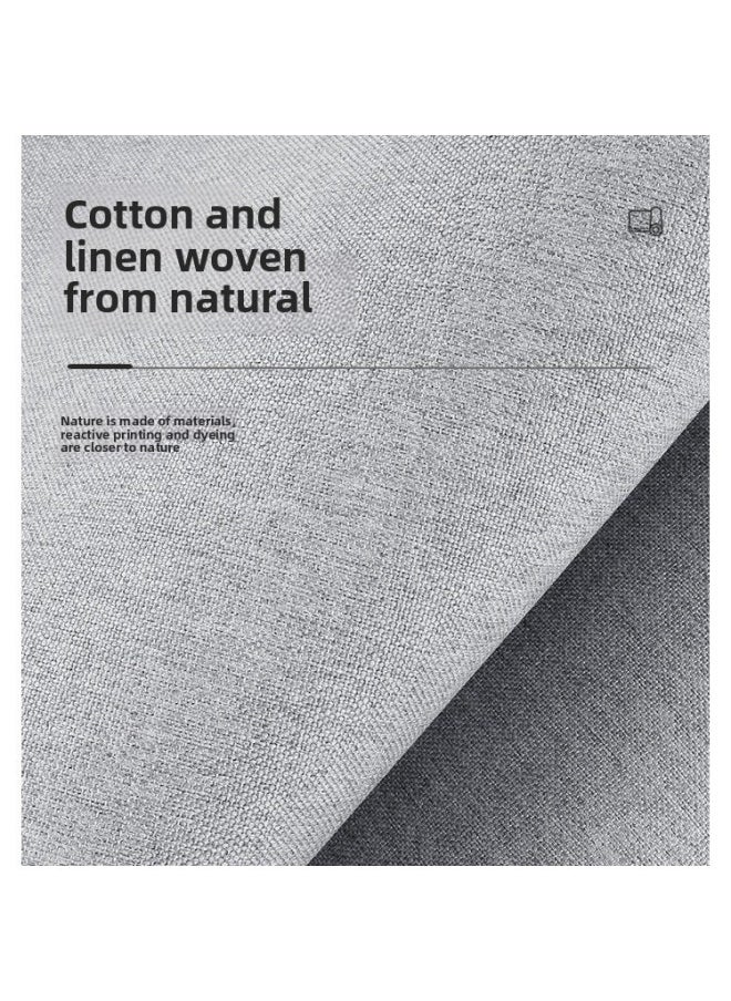 Source Cotton And Linen Mouse Pad Oversized Keyboard Pad Thickened Non-slip Wear-resistant Scratch-resistant Office Desk Pad Linen Pad-Color:30*80cm-Pattern:Light Gray (cotton And Linen + Rubber Bottom)
