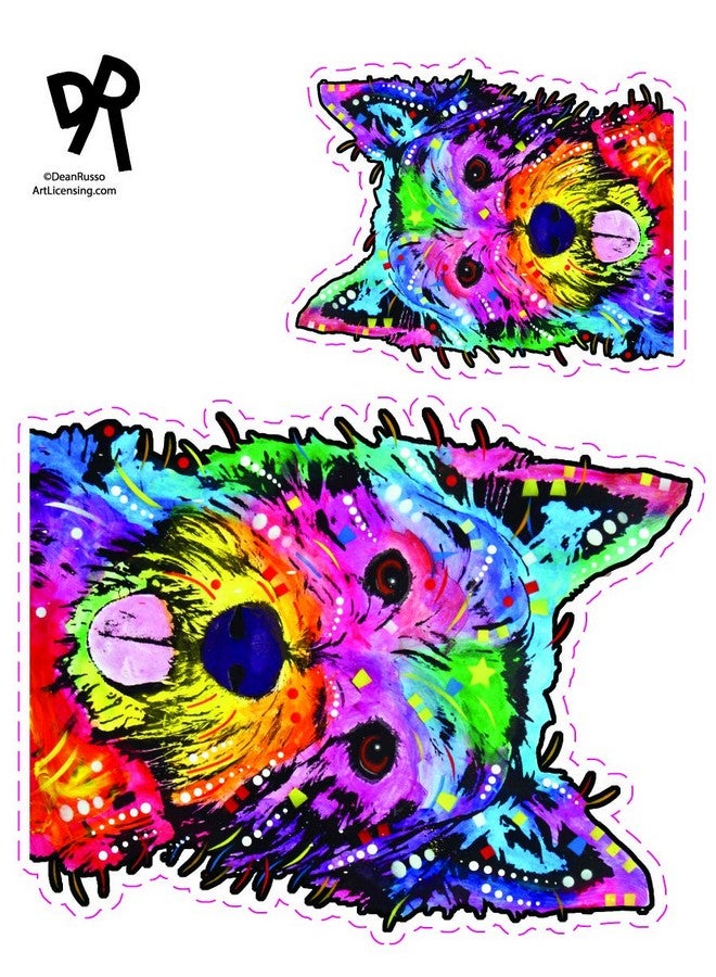 Enjoy it Westie Bumper Sticker Featuring The Artwork Of Dean Russo Outdoor Rated Vinyl Sticker Decals For Windows Bumpers Laptops Or Crafts 2 Pieces - Image 3