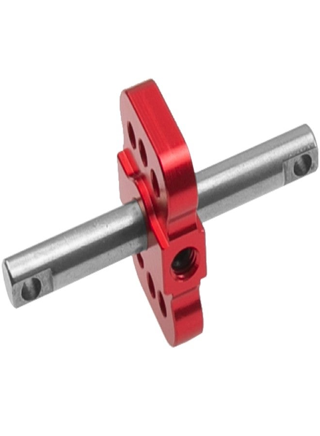 Vgoohobby Aluminum RC Differential Locker Spool 2WD Diff Locker Mounts Upgrades Part Compatible with 1/10 Traxxas Slash 2WD Rustler Stampede 2WD Bandit 2WD 1/10 RC Car (Red) - Image 4