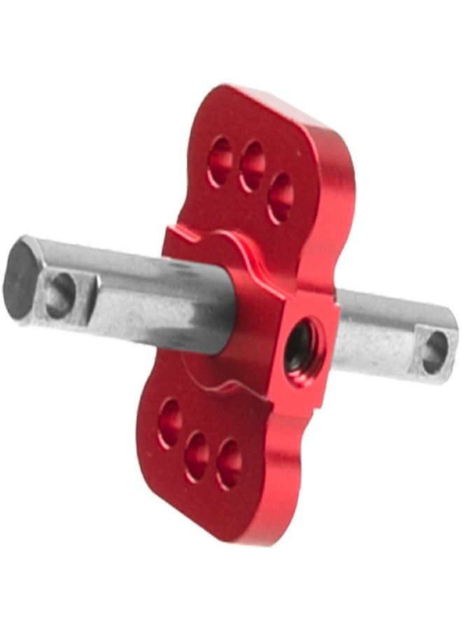 Vgoohobby Aluminum RC Differential Locker Spool 2WD Diff Locker Mounts Upgrades Part Compatible with 1/10 Traxxas Slash 2WD Rustler Stampede 2WD Bandit 2WD 1/10 RC Car (Red) - Image 1