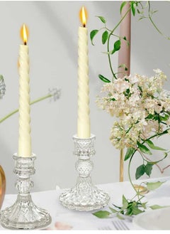 White 2PCS Candlestick Holders