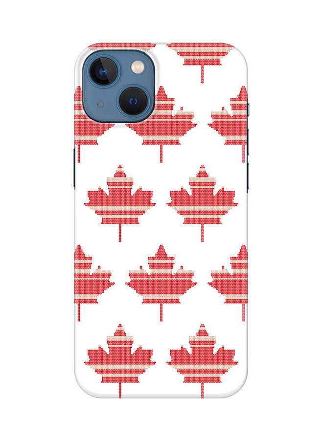 Stylizedd Case for Apple iPhone 14 Slim Snap Classic Series Mobile Cover Hard PC Shield Matte Finish Print - Maple Mitten 