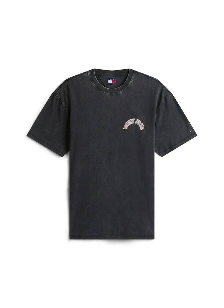 TOMMY JEANS  Back Graphic Relaxed Crew Neck T-Shirt for Men | Best Price UAE