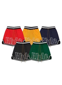 ESCATCH Plus Size Casual Men Striped Basketball Shorts Summer Drawstring Sports Pant  - Image 2