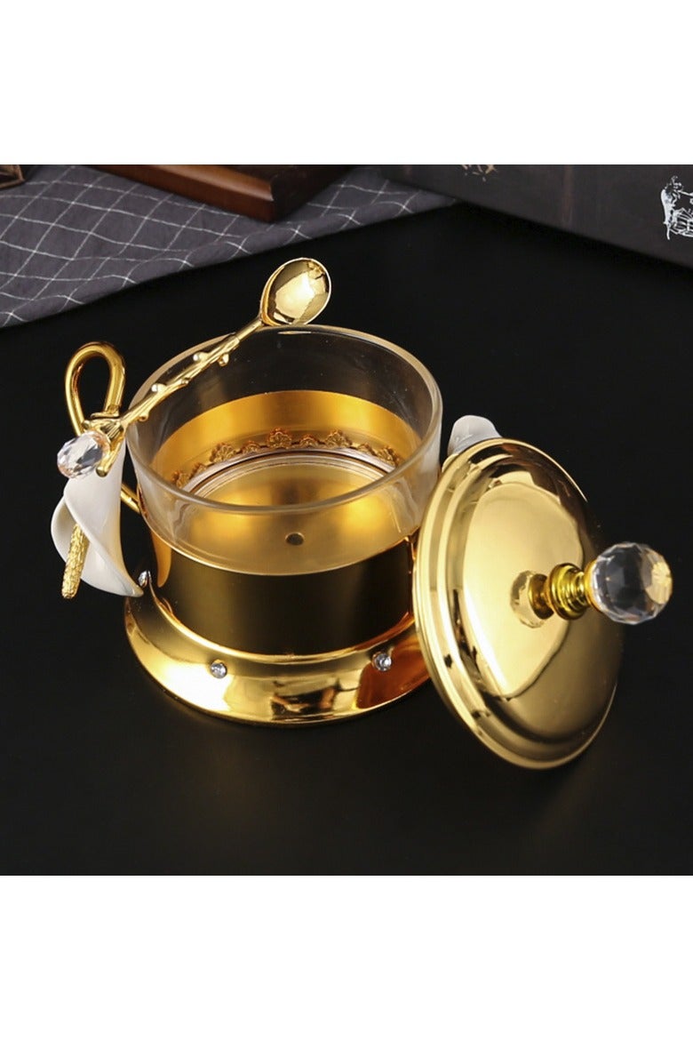 general Candy jars with lids Sugar jars have unique shapes household snack storage jars transparent sugar storage tanks moisture-proof jars - Image 2