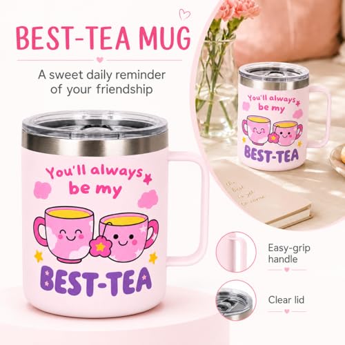 Happy Pop HAPPYPOP Best Friend Gift Set Women Soul Sister Bestie Friendship BFF BSF Gifts Birthday Christmas Mothers Day Galentines - Image 3