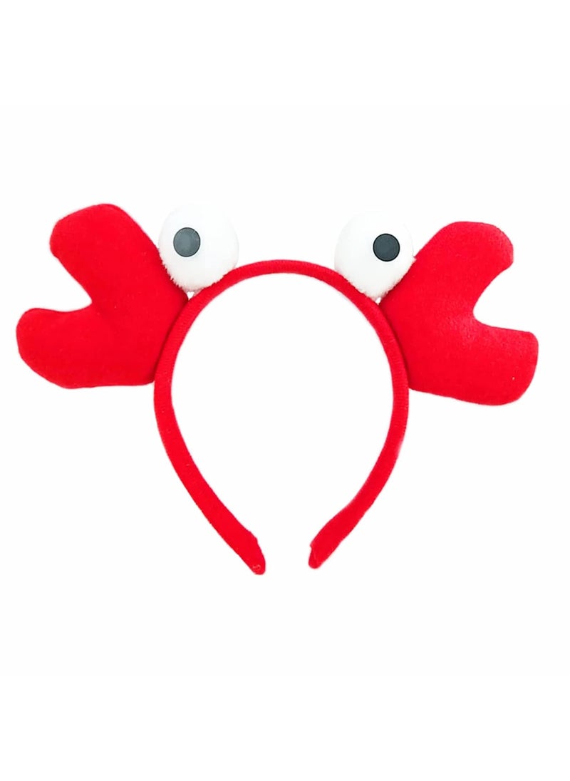 Soochat - Soochat Crab Headband Lobster Headband Crayfish Claws Hairband Hair Hoop for Halloween CosplayCostume Party Hair Accessories Photo Props - Image 1