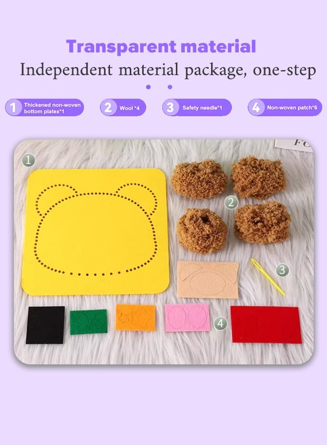 Joudiplay 8 pcs DIY Kids Doll Sewing Craft Kit for Early Education Toys, arts-and-crafts,craft-kits,Arts and Crafts for Kids, Toys Gifts for Girls Kids 4 5 6 7 8 9 10 years old - Image 5