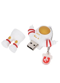 Thoraya Astronaut Cute Cartoon USB Flash Drive Spaceman Silicone USB Flash Drive Personalized Creative Doll Gift USB Flash Drive Astronaut-Victory 16GB  - Image 3