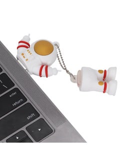 Thoraya Astronaut Cute Cartoon USB Flash Drive Spaceman Silicone USB Flash Drive Personalized Creative Doll Gift USB Flash Drive Astronaut-Victory 16GB  - Image 2