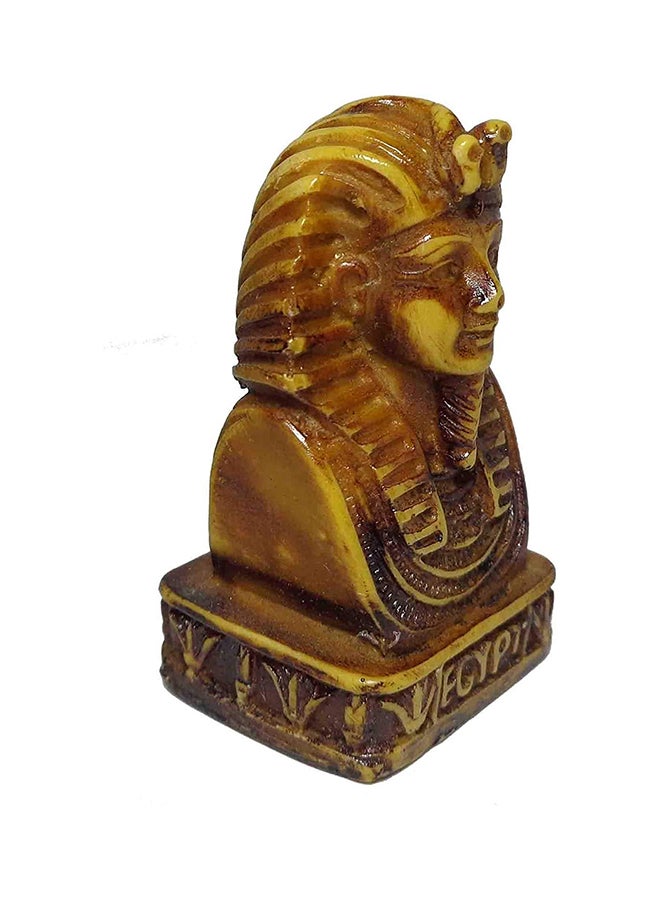 Generic Egyptian King Tut Pharaoh Figurine Statue Ancient Handmade 2 Sculpture Collectible Mythology Miniature Figure Egypt Decor Decoration Decorative 