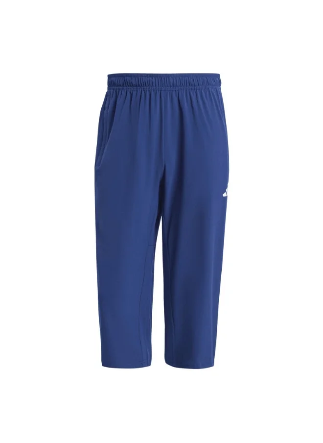 Adidas adidas TR-ES 3/4 PANT Blue Training PANTS for Men - XS