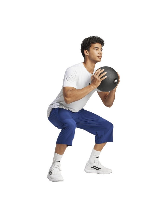 Adidas adidas TR-ES 3/4 PANT Blue Training PANTS for Men - XS  - Image 5
