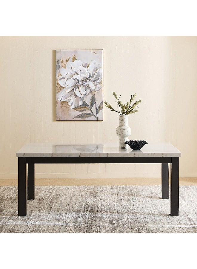 Home Box طقم طاولة طعام من الرخام يتسع لـ 8 أشخاص للعائلة - Image 3