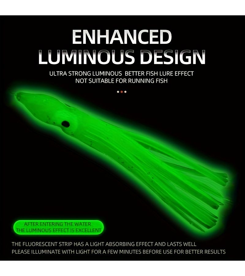 100 Pcs Pack 3 94 Inch Bionic Squid Lure Artificial Soft Bait Fishing Accessories Color 004 - Image 5