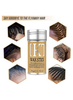 IKT 2PCS Wax Stick for Hair, Hair Pomade Stick Long-Lasting Styling Wax Stick, Hair Wax Stick Smoothing & Slick Stick for Hair Wigs, Styling Waxes for Fly Away & Edge Frizz Hair  - Image 5