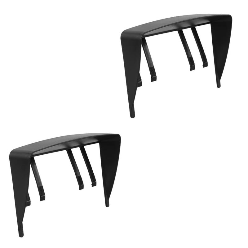 2 Pack Car Sun Shade Cover Blocks Sunlight Protects Navigation Screen - Image 2