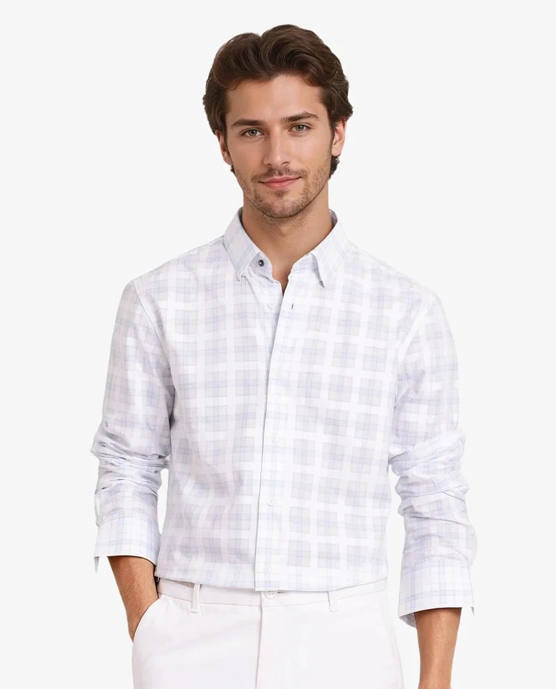 Rare Rabbit Men's Cotton Check Shirt
